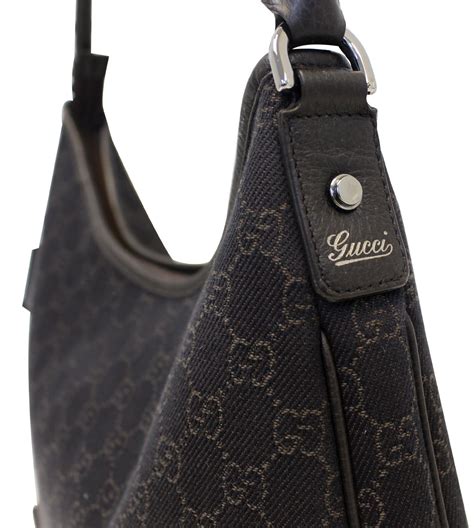 gucci black monogram hobo bag|gucci hobo bag sale.